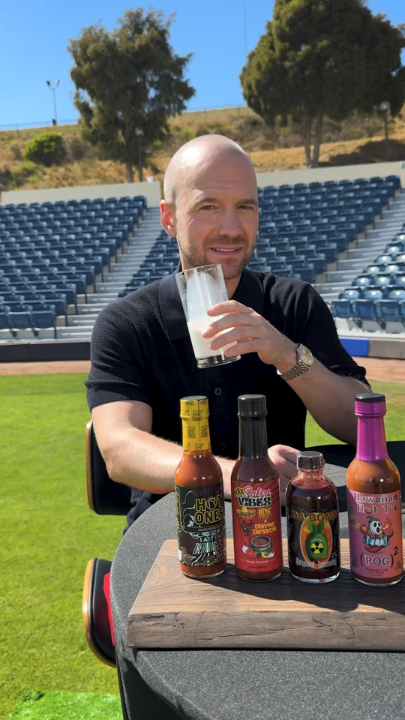 Hot Ones like you’ve never seen before. Hot Ones: Extra Heat premieres July 13, immediately following the T‑Mobile Home Run Derby at 8PM ET | 5PM PT live on Netflix. First up: Will Ferrell, Fortune Feimster, and Jimmy Tatro from The Hawk.