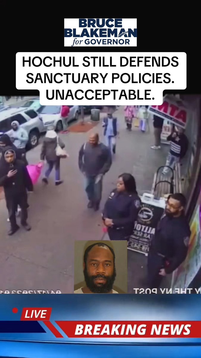 In NYC, an illegal migrant assaulted a female law enforcement officer, and the court’s ruling sparked outrage. This is what Hochul’s sanctuary policies look like in practice. She spent billions of your tax dollars on luxuries for illegal migrants while our law enforcement officers are being attacked on the street. When I am Governor, I will end sanctuary status and put New Yorkers first.