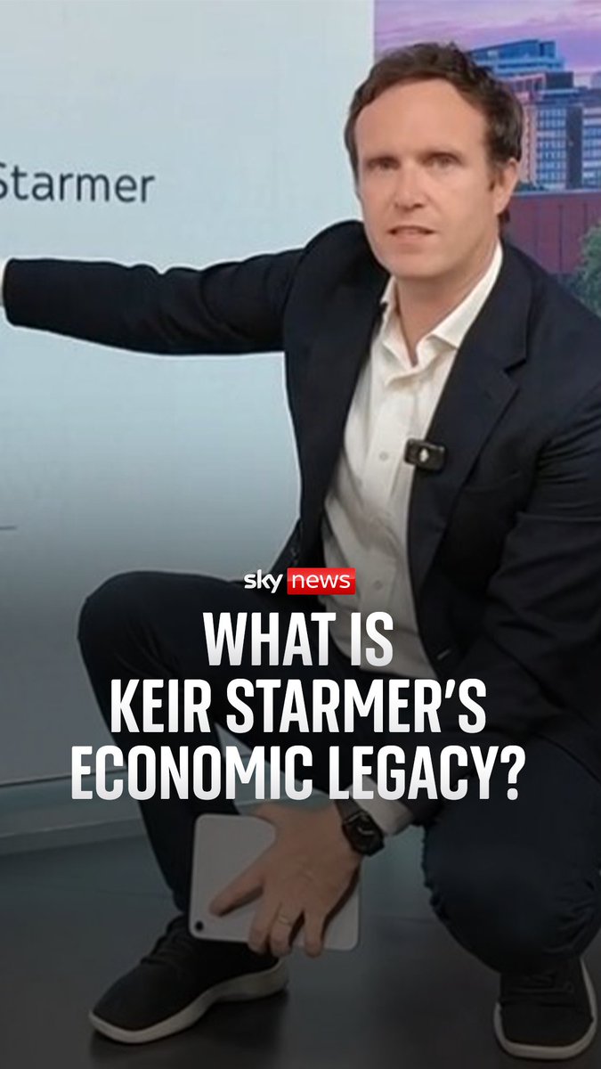 In the coming weeks Keir Starmer will seek to defend his economic legacy - and there's one chart he'll use to do it. Sky's economics and data editor Ed Conway explains