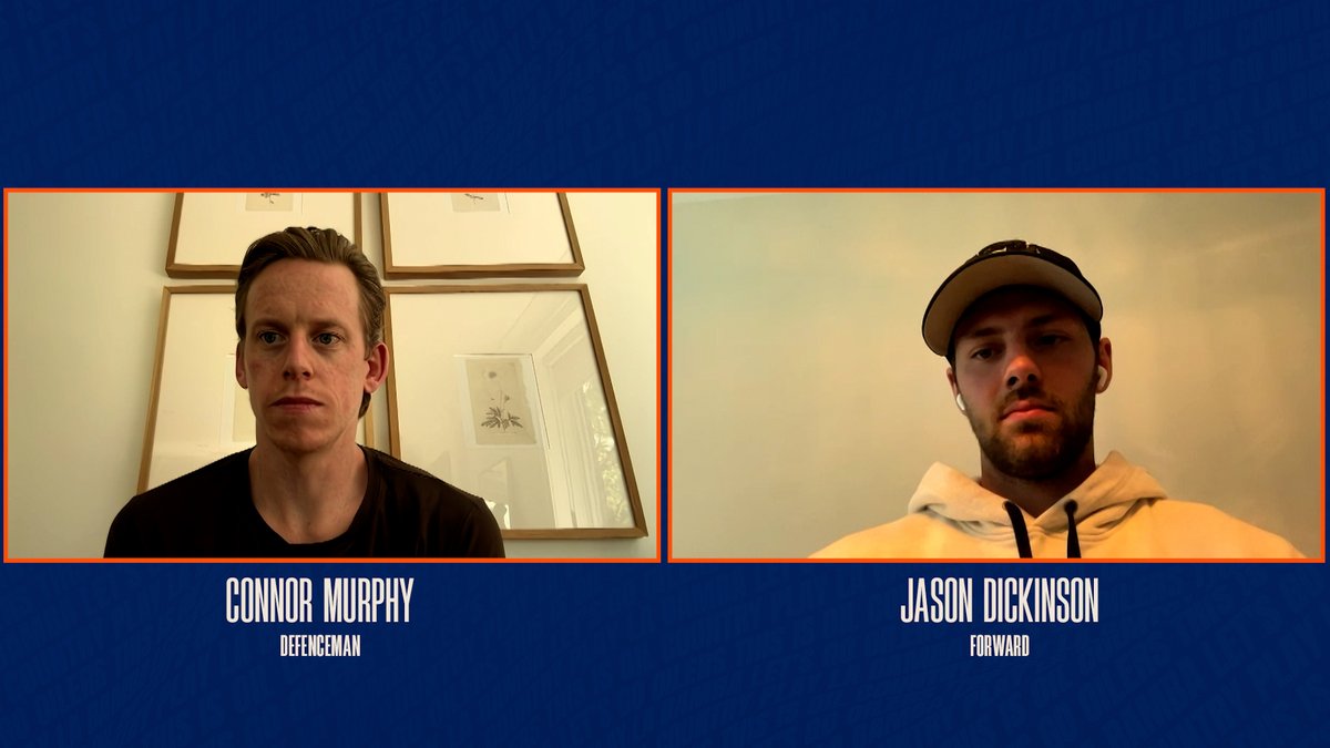 "With the high-end talent &amp; the ceiling of what the team is capable of... It made that excitement feel like a top priority to keep it going." #Oilers Connor Murphy &amp; Jason Dickinson spoke with the media after signing five-year contract extensions. Enterprise | #LetsGoOilers