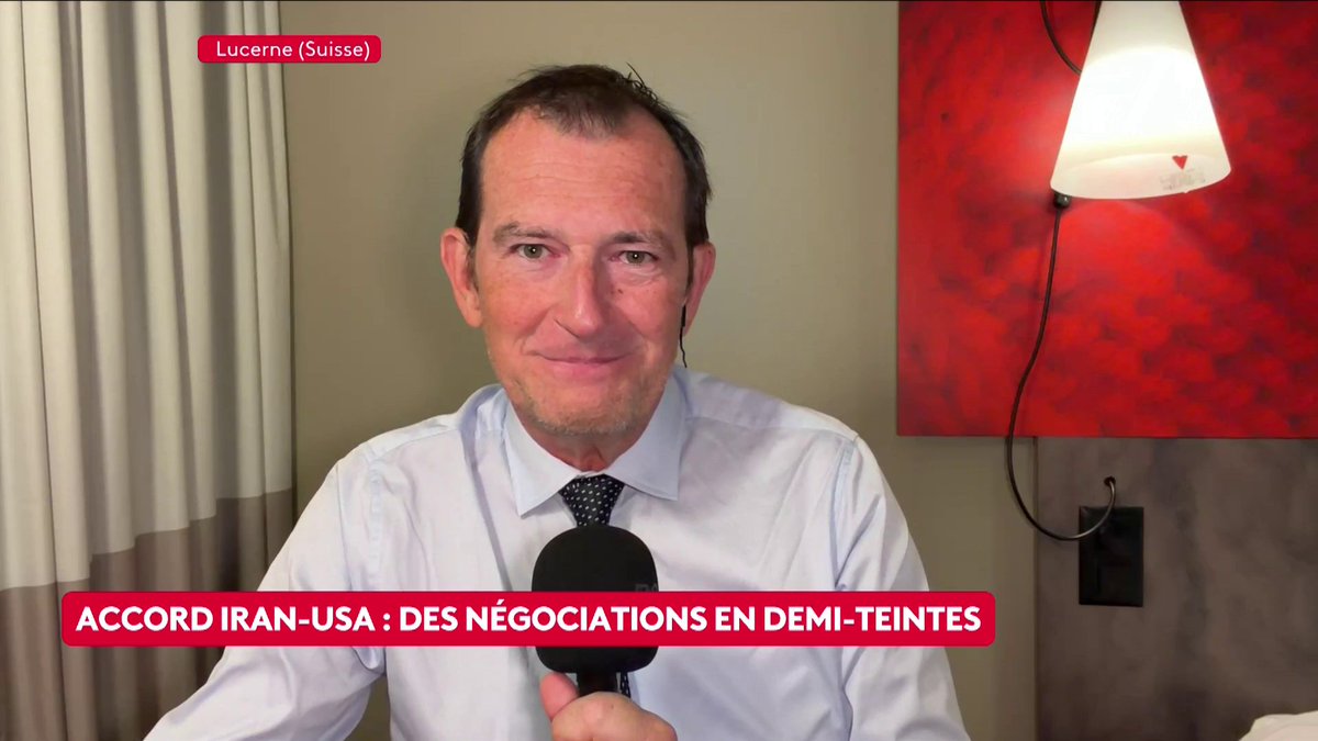 🔴 🗣️ Accord Iran/États-Unis : des négociations en demi-teinte "Pendant douze heures ils ont été enfermés dans la même pièce, avec quelques résultats quand même", résume notre envoyé spécial à Lucerne (Suisse) Alban Mikoczy. Loïc de La Mornais #SurLeTerrain #Canal16