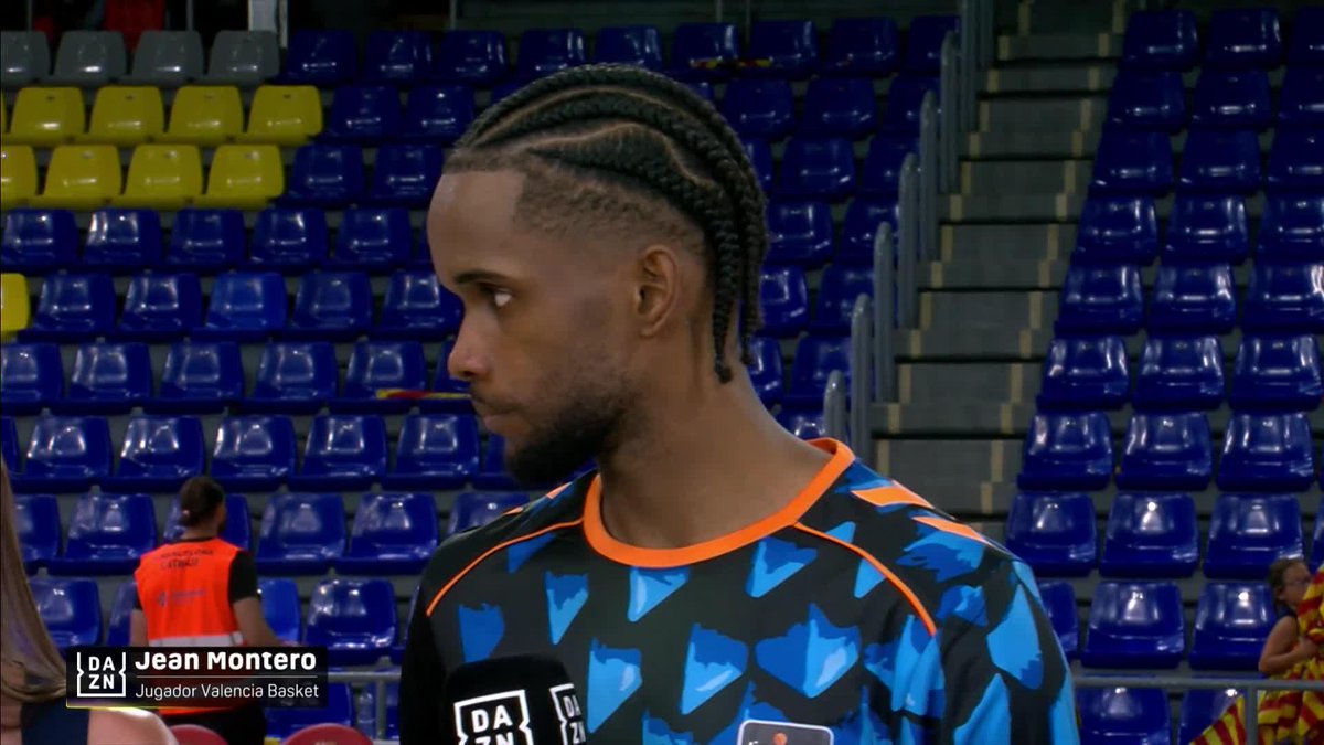 🧡 JEAN MONTERO: "La afición ha jugado un papel fundamental en la victoria de hoy. Ellos son la energía que necesitamos". 📺 DAZN España | #PlayoffLigaEndesa | Valencia Basket Club | Jean Montero