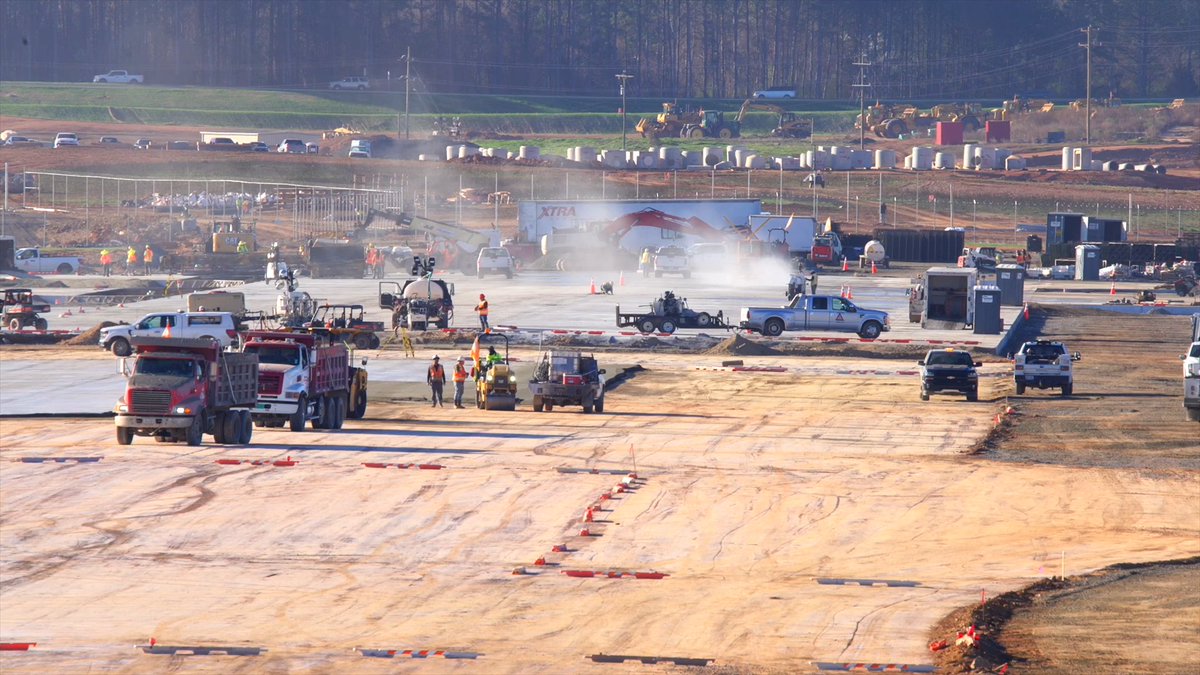 CLT’s fourth parallel runway is taking shape. The 10,000-foot by 150-foot runway is steadily moving toward a planned opening in fall 2027, with work actively underway across the airfield. Crews are placing concrete, installing drainage systems and building out erosion control, while airfield electrical infrastructure comes online in multiple areas. This project goes beyond the runway itself. It includes a new Charlotte Fire Station and the renumbering of existing runways, all part of preparing CLT for continued growth.
