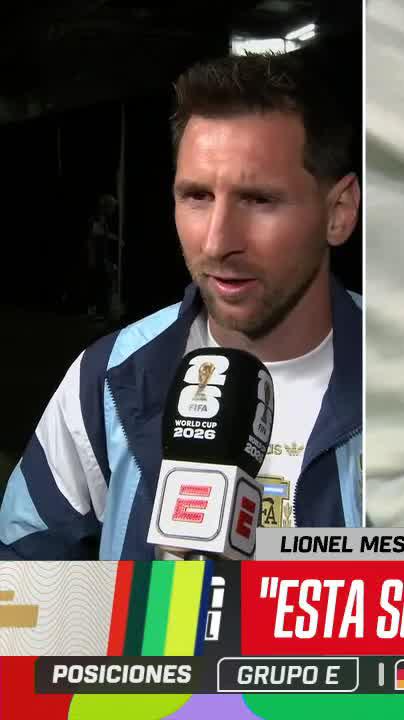 "NO LO SABÍA, ME ENTERÉ RECIÉN" Lionel Messi sobre los cuarenta años del 'Gol del Siglo' de Maradona a los ingleses. ⚡ #ESPNMundial 📺 Mirá los mejores partidos de la #FIFAWorldCup por ESPN, en el Plan Premium de #DisneyPlus