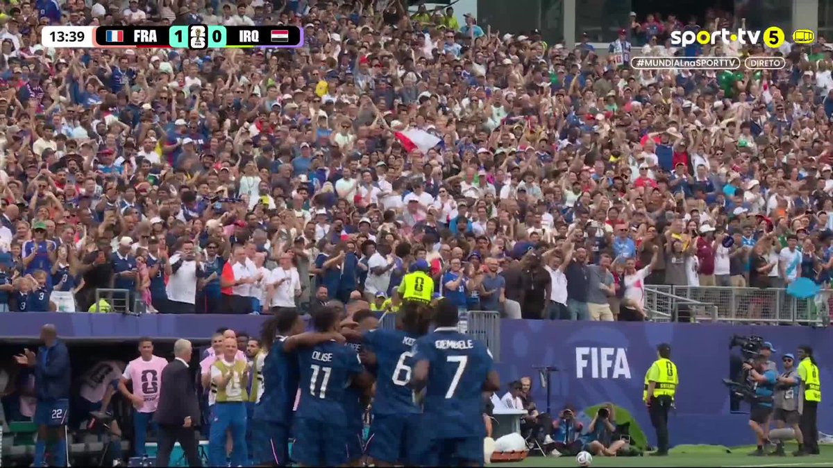 Que golaço de Mbappé! O francês adora um jogo de Mundial, não é?