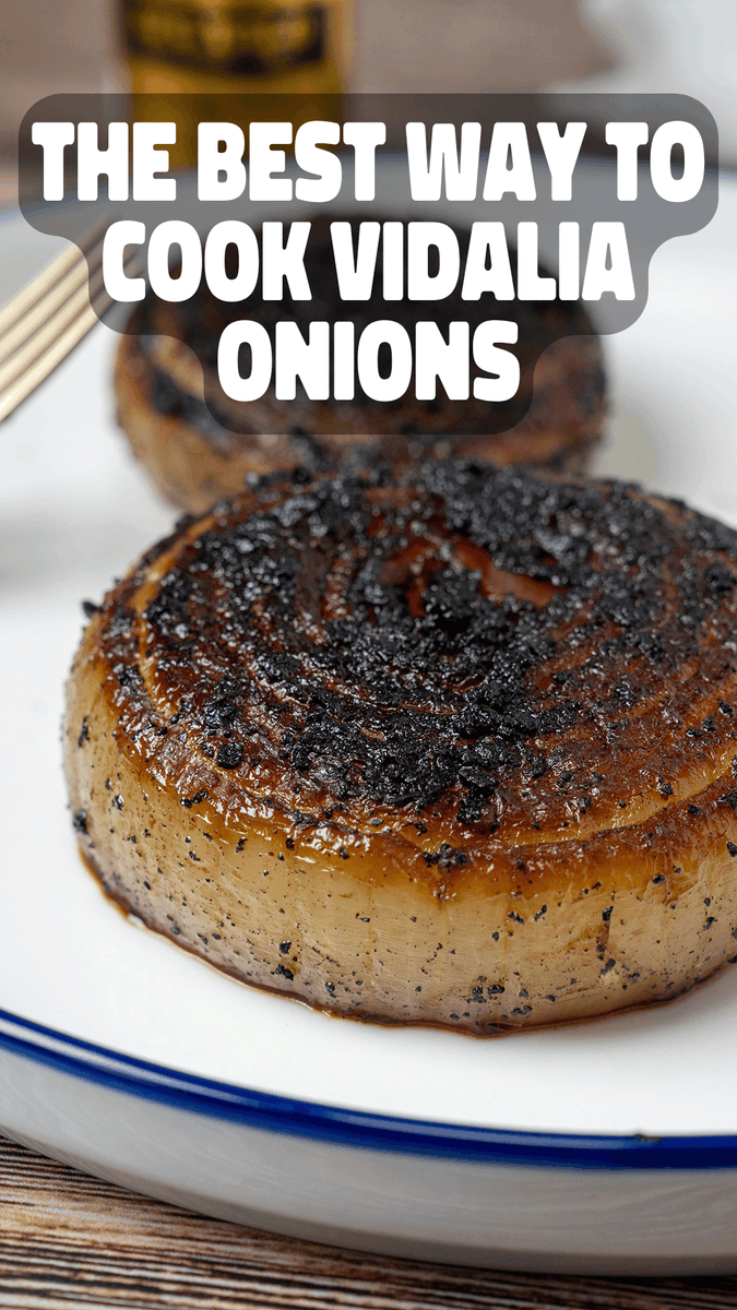 Happy National Onion Ring Day! 🧅🔥 I know some of y'all don't like fried onion rings... I know, crazy. 😂 So we're switching things up with these pan-seared Vidalia sweet onions. Simple, packed with flavor, and a great way to enjoy onions without the fryer. Would you take these over a classic onion ring? Let me know in the comments below.