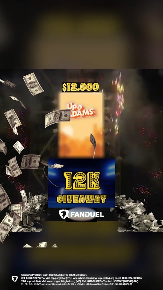 COUNTDOWN COMPLETE TIME FOR BONUS BETS! 🤑 Kay Adams racked up $12K in bonus bets for y'all, so here's how to enter for a chance to win a share: 1⃣ REPOST 2⃣ FOLLOW FanDuel Sportsbook 3⃣ REPLY w/ a screenshot of a WC bet you've made this tourney! Rules: