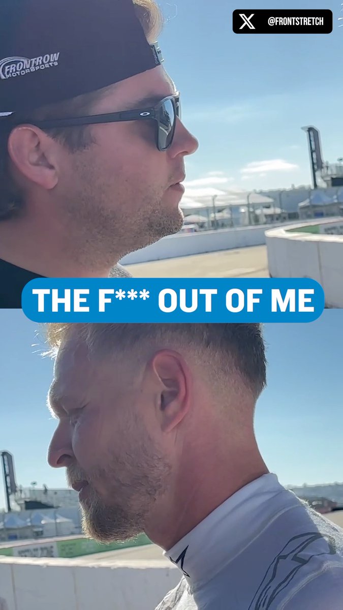 No love lost between these two drivers. (🎥: Frontstretch / Dalton Hopkins)