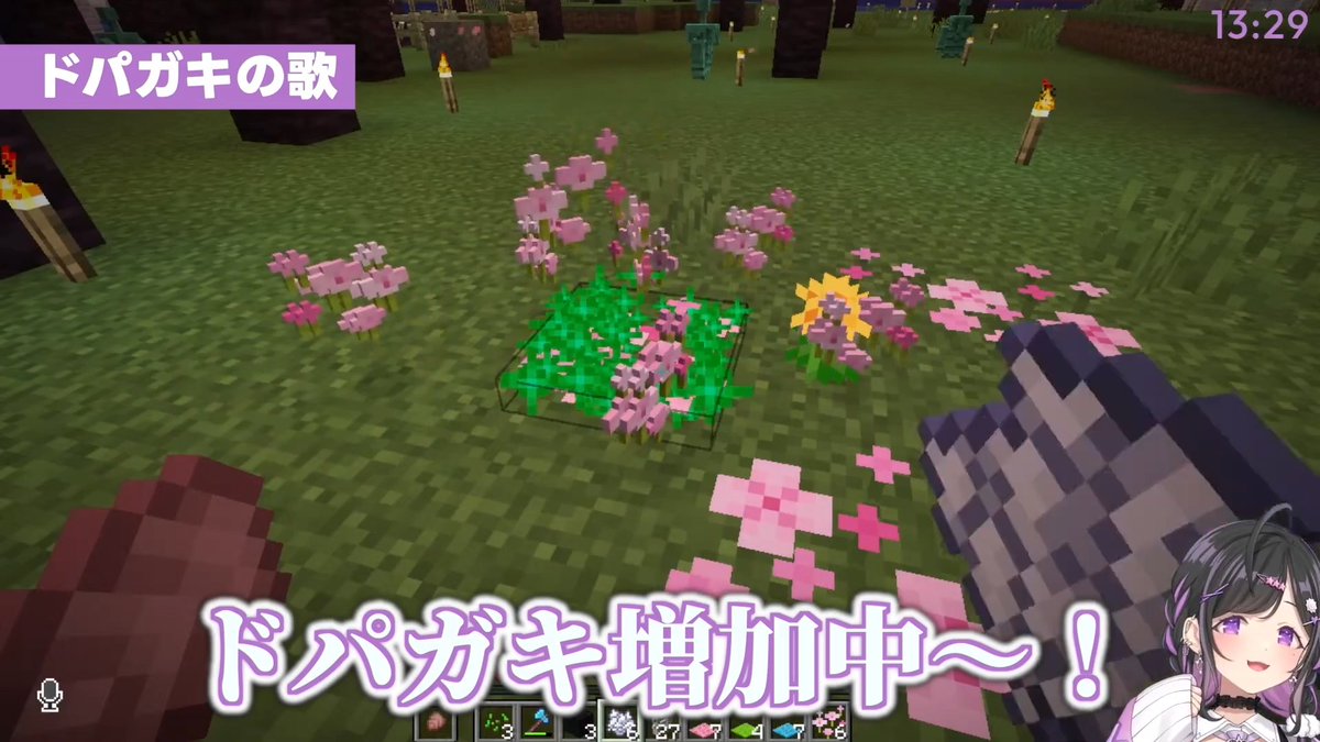 詩乃ちゃんのドパガキの歌 爆笑してしまった #あらなみマイクラ