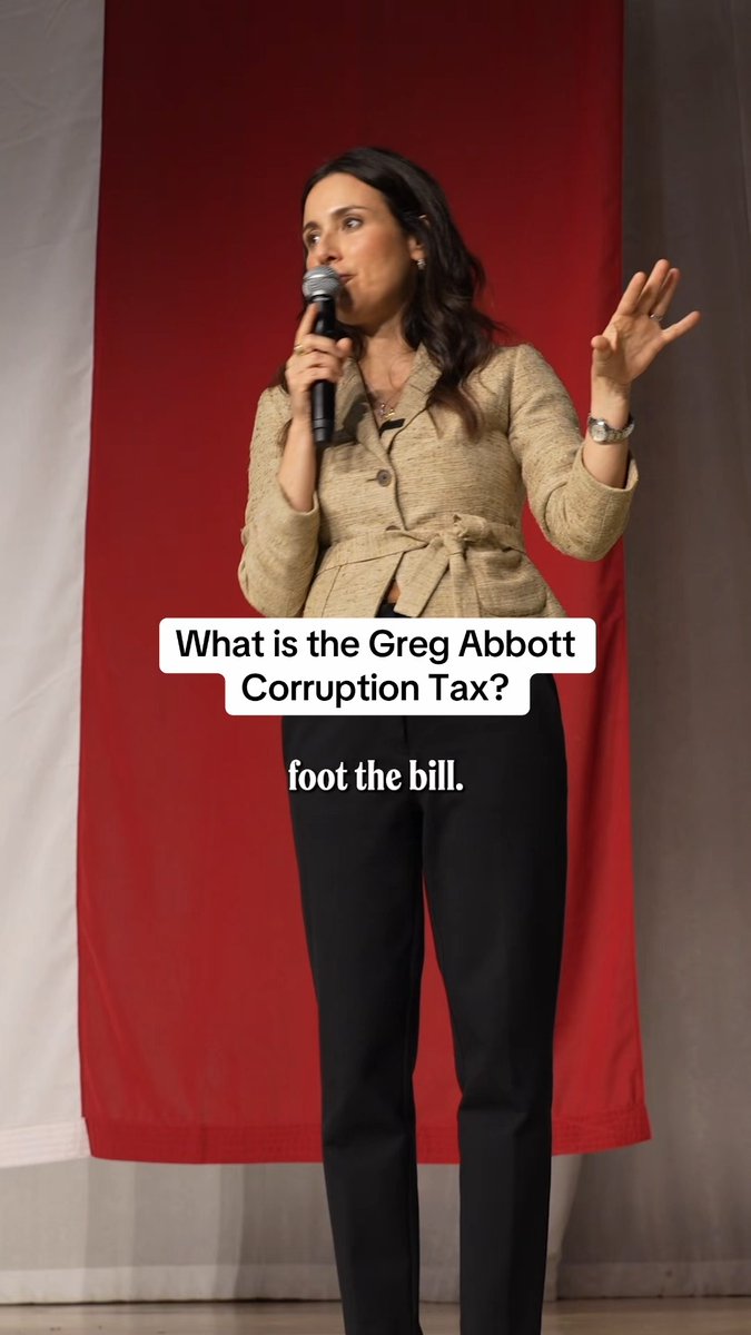 Your giant electricity bill is one example (out of a billion) of the Greg Abbott Corruption Tax.