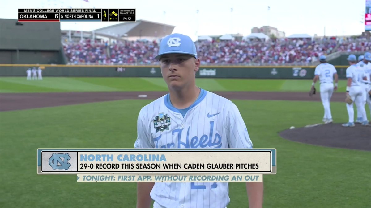 Caden Glauber received a standing ovation from the Omaha crowd 👏