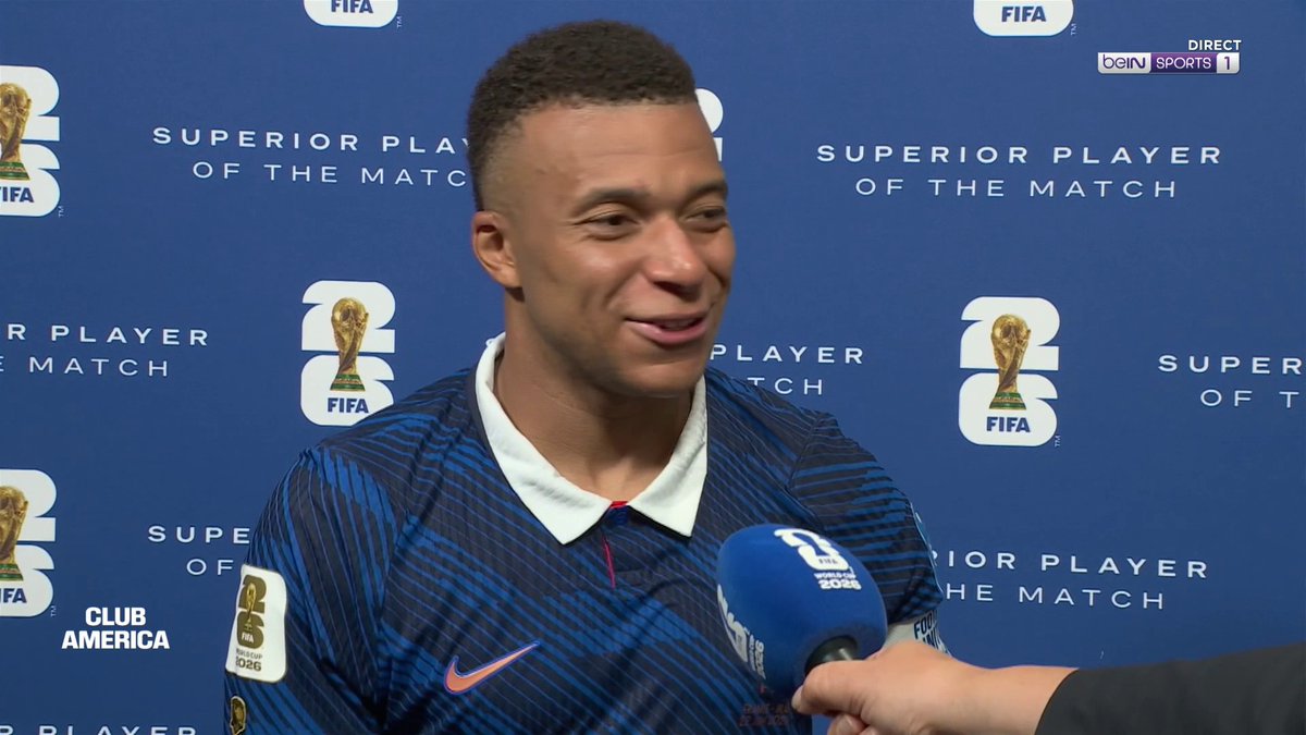 🏆🌎 #ClubAmerica 🔥 Kylian Mbappé : "On est toujours concentrés sur notre objectif" #beINFWC2026