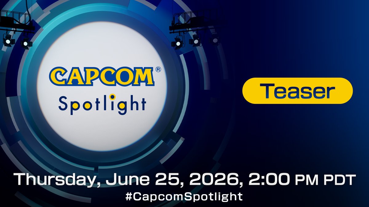 A Capcom Spotlight arrives on June 25, 2pm PT, focused on #MHStories3, Dragon's Dogma 2: Dark Arisen, and Onimusha: Way of the Sword. Tune in to the 30-minute livestream for a round-up of the latest news &amp; updates on our announced lineup of games. 👉