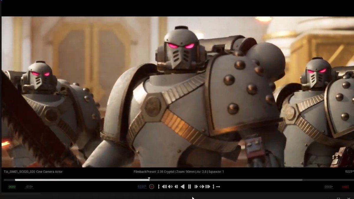 // space marine - cinematic v1 (early prototype)