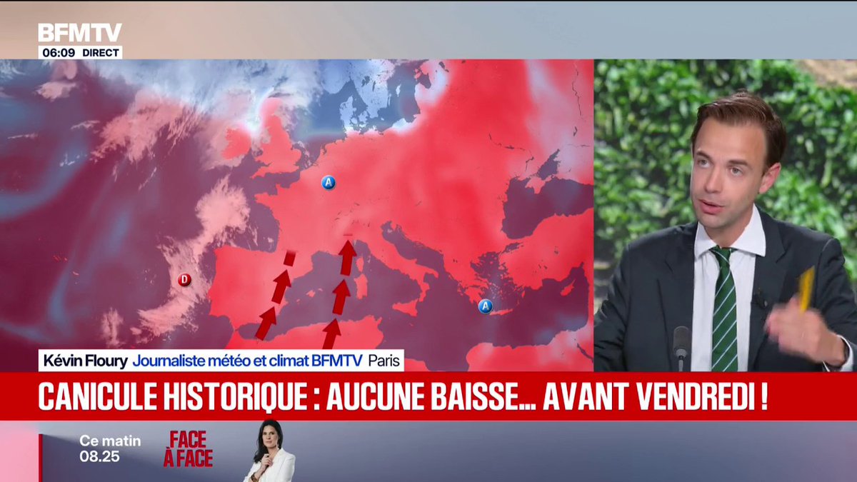 Canicule: plus de 40°C...D'où vient cette chaleur extrême?