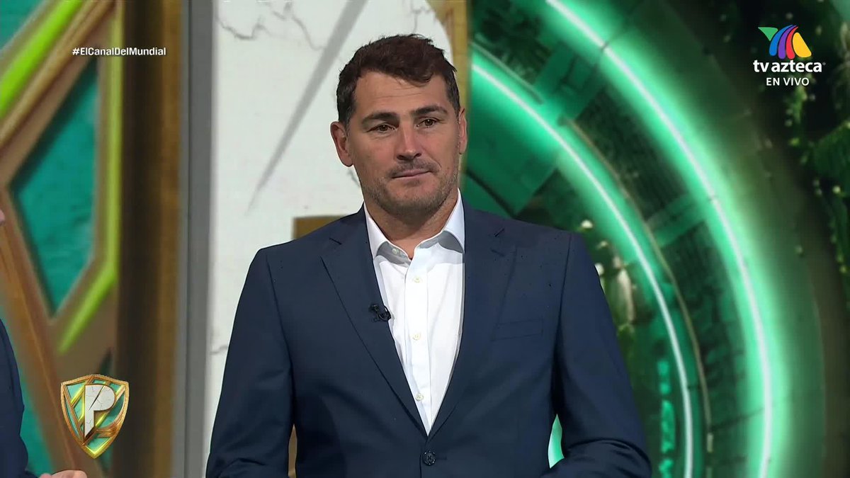 ¡YA ESTÁ AQUÍ! 🙌 Iker Casillas se une al equipo de Azteca Deportes. 🇪🇸 #ElCanalDelMundial 🔴 EN VIVO: