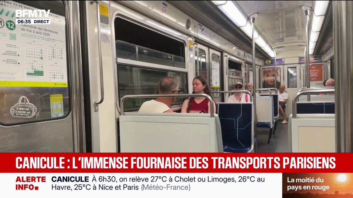 Canicule: lignes sans climatisation, trains supprimés… L'immense fournaise des transports parisiens