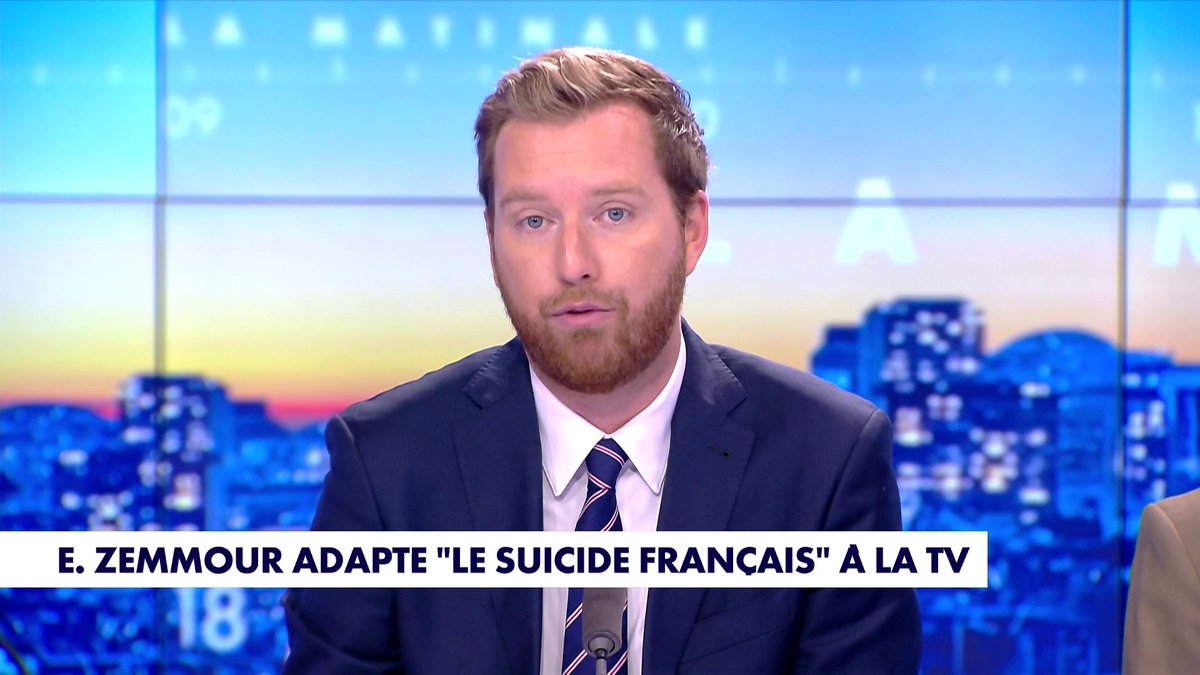 L'édito de Thomas Bonnet : «E. Zemmour adapte "Le suicide français" à la TV» dans #LaMatinale
