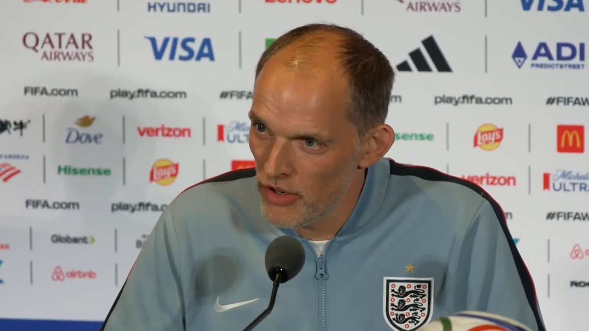 "One of the very best midfielders in the world. He's humble, ready to be a team player... I'm proud to be his coach." Thomas Tuchel on Arsenal midfielder Declan Rice and his value to the England squad 🏴󠁧󠁢󠁥󠁮󠁧󠁿
