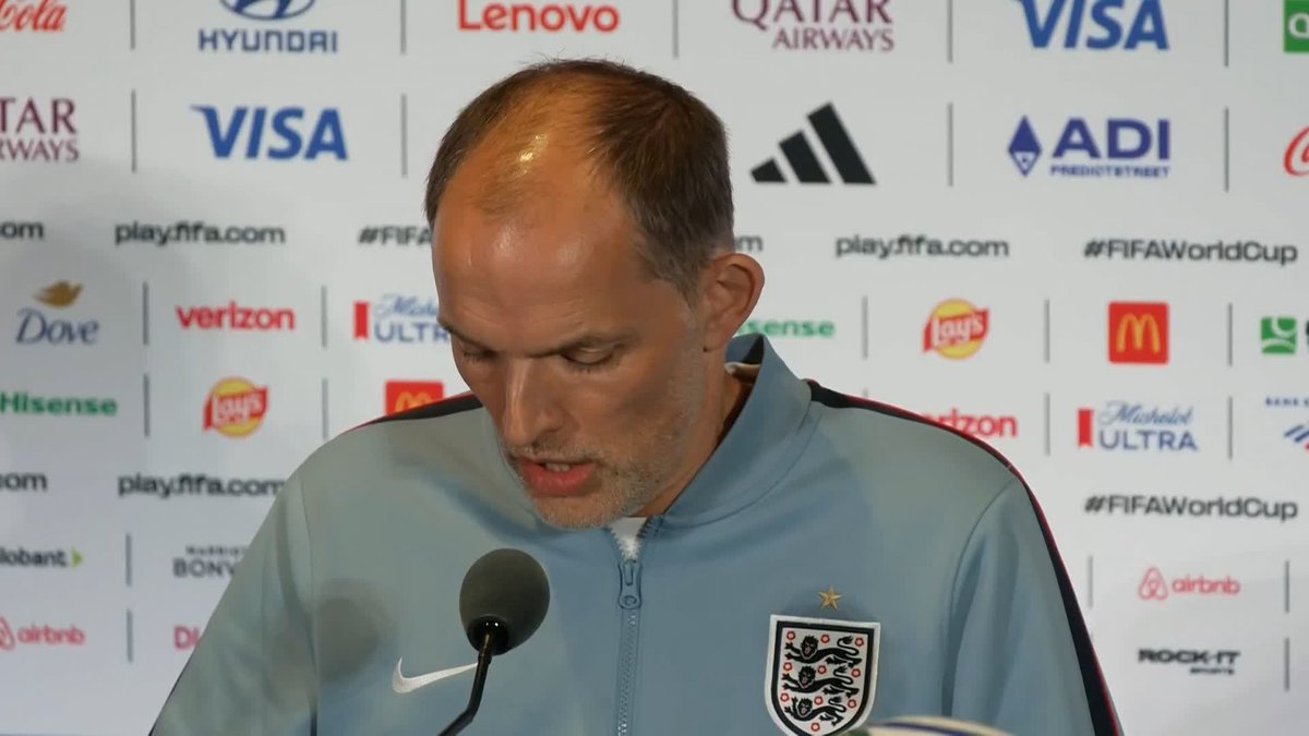 "It interrupts and changes the identity of the football match" Thomas Tuchel shares his thoughts on the hydration breaks taking place at the World Cup 🥵