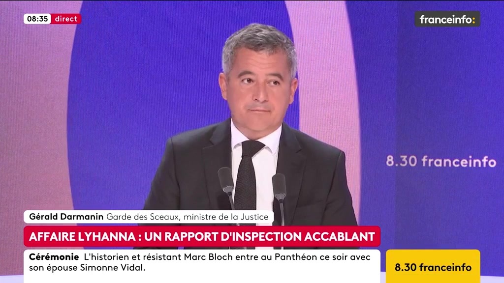 🔴 Affaire Lyhanna : un rapport accablant. Qui sont les coupables ? ➡️ "Par une succession de défaillances graves individuelles, chez les gendarmes comme chez les magistrats, en effet nous n’avons pas su protéger cette petite fille", dit Gérald Darmanin, ministre de la Justice