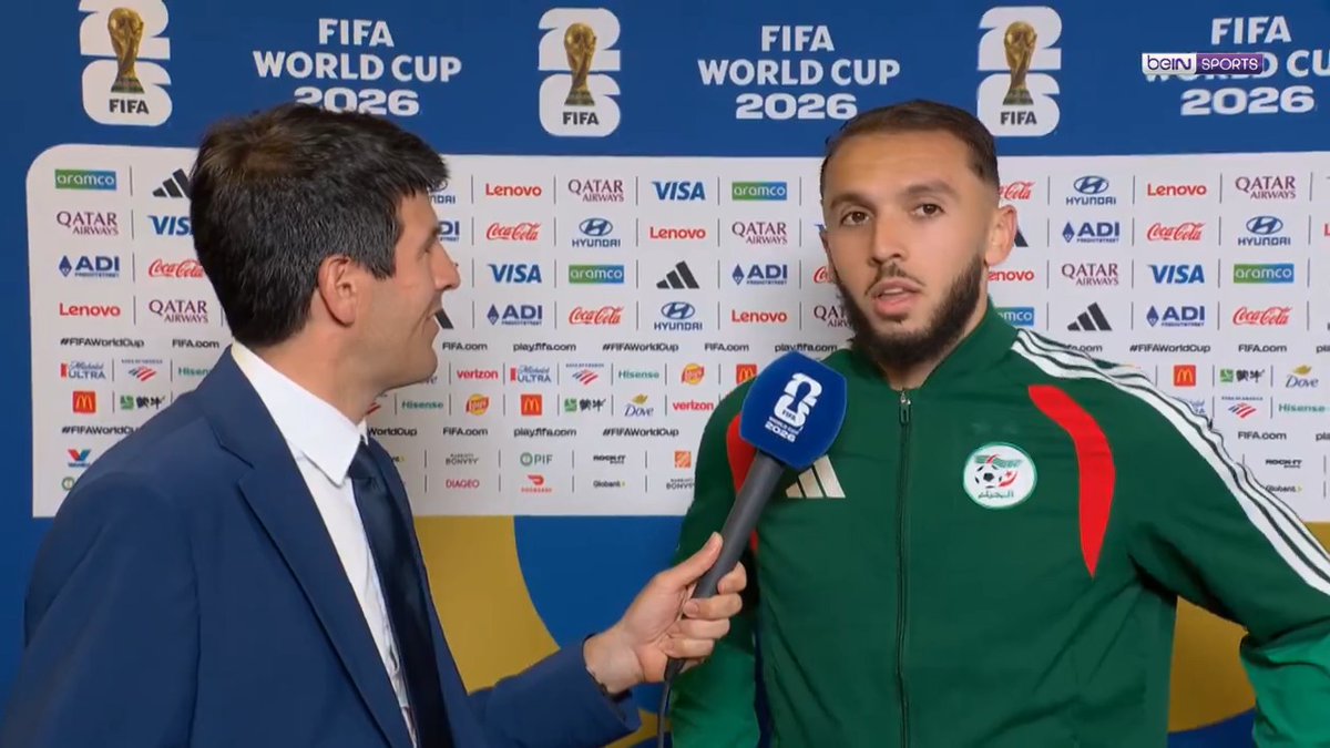🇩🇿🗨️ Amine Gouiri : "Une victoire avec du caractère ! Une victoire qui va nous faire du bien et qui nous met en confiance pour la suite" #beINFWC2026 #GoodMorningAmerica