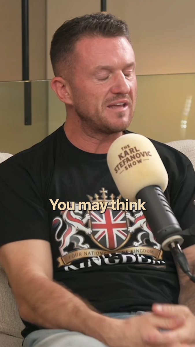 What happens when speaking your mind comes at a cost? Now live on the show, Tommy Robinson shares his story, chatting all about free speech, censorship, immigration and the direction he believes Britain should be heading in. Watch now – link in bio.