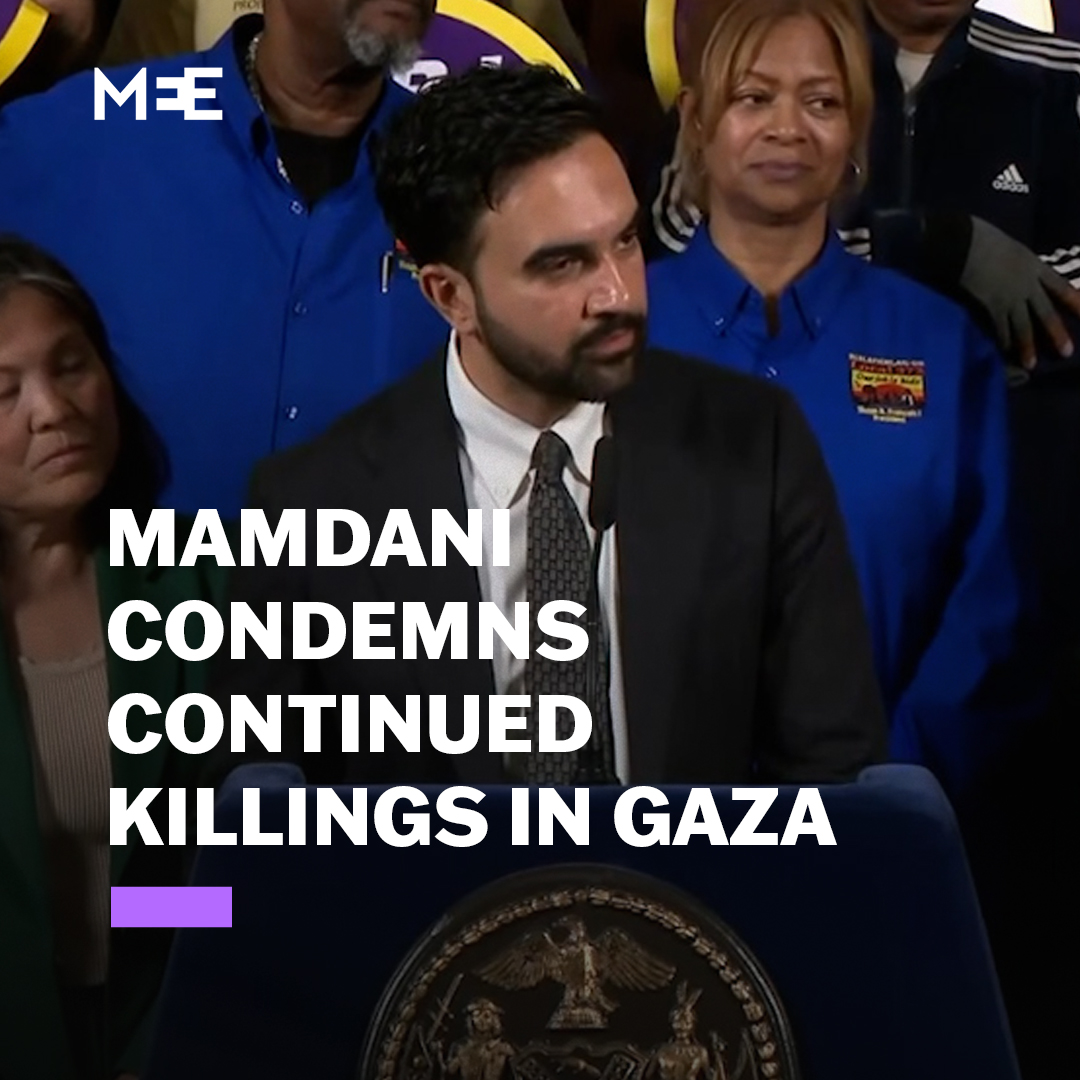 New York City Mayor Zohran Mamdani on Monday criticised Aipac and the continuing violence in Gaza, saying that more than 1,000 Palestinians have been killed since the announcement of a ceasefire