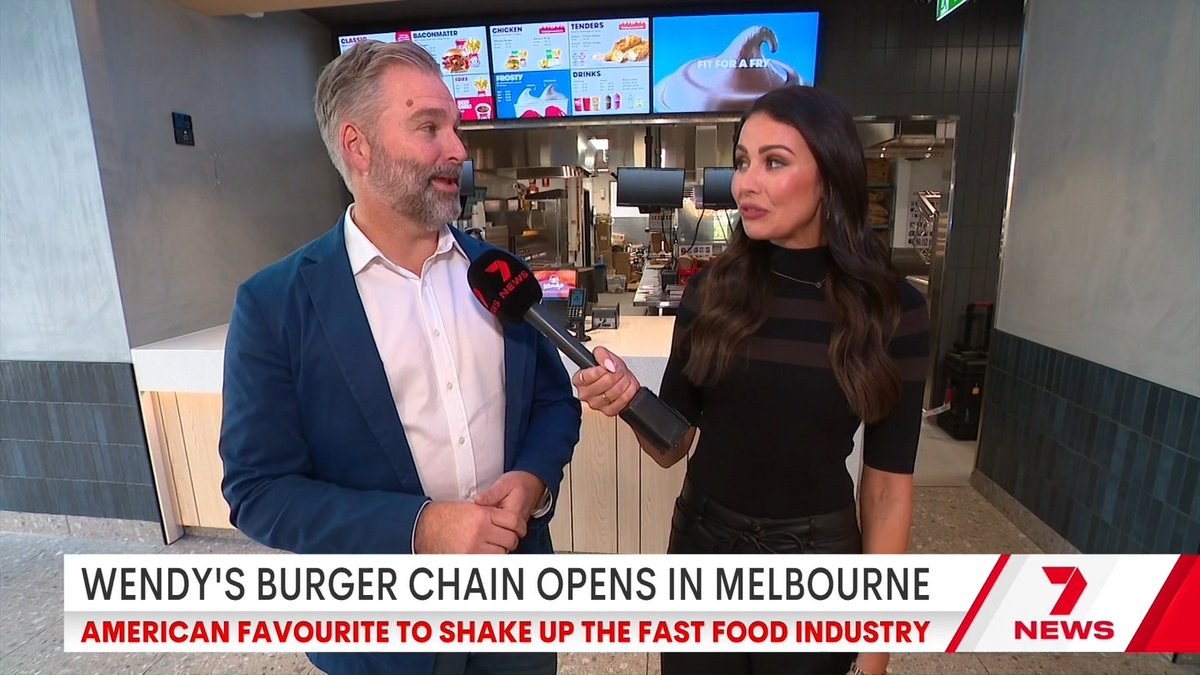 American hamburger chain Wendy's opens its first Melbourne location in Dandenong South, featuring Australia's first Wendy's drive-through with face-to-face customer service. Tyra Stowers