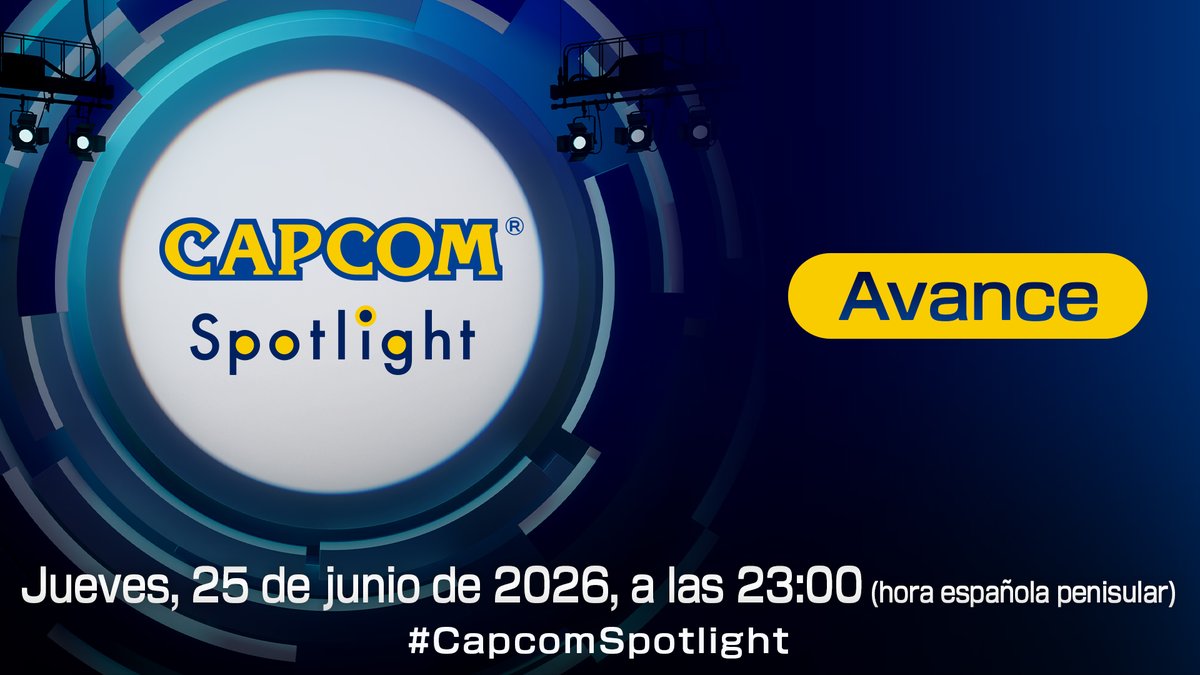 ¡No te pierdas un nuevo Capcom Spotlight el 25 de junio, a las 23:00h (hora española peninsular)! Unos 30 minutos de programa centrados en: 🥚 Monster Hunter Stories 3: Twisted Reflection 🐲 Dragon's Dogma 2: Dark Arisen ⚔️ Onimusha: Way of the Sword Con subtítulos en Castellano en