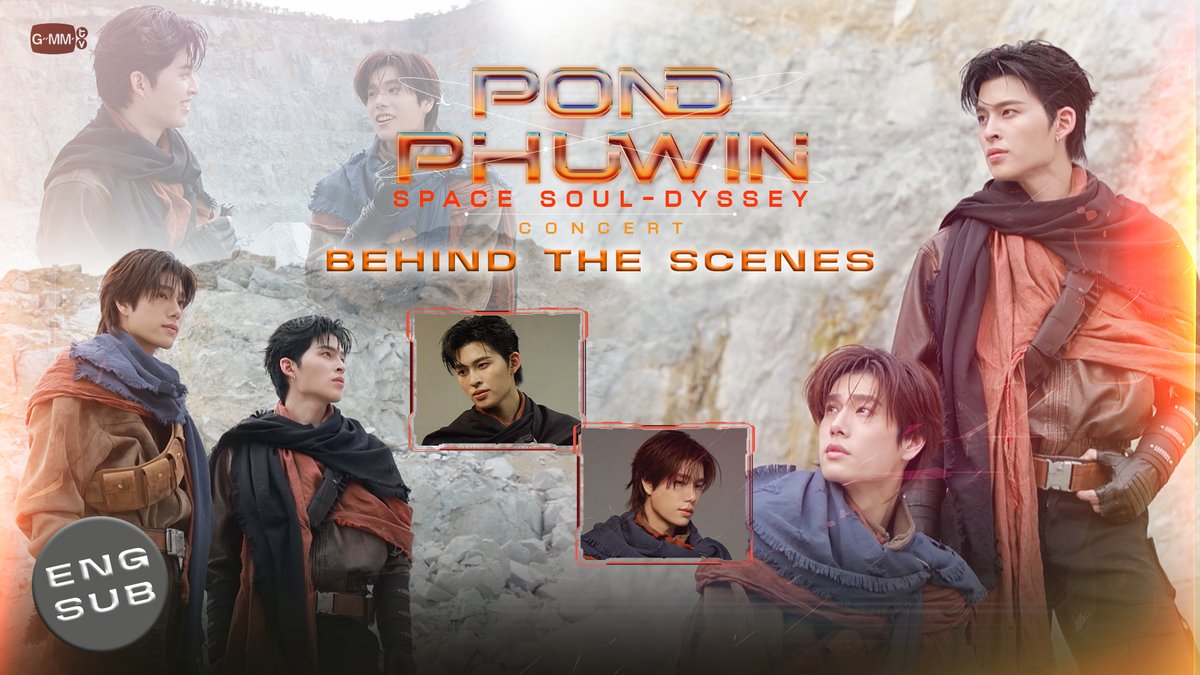 [Behind The Scenes] POND PHUWIN Space Soul-dyssey CONCERT 🌌💫 #PondPhuwinConcert 🎥 🗓️ 21-22-23 AUGUST 2026 📍 Impact Arena, Muang Thong Thani And worldwide live streaming via TTM LIVE 📌 TICKETS FOR ALL SEATS WILL BE AVAILABLE ONLINE ONLY AT ThaiTicketMajor ON 28 JUNE 2026 AT 10 AM (Regular ticket sales through all ThaiTicketMajor channels will start on 29 June at 10 AM) 🔗 MORE INFO : #GMMTV ppnaravit phuwintang
