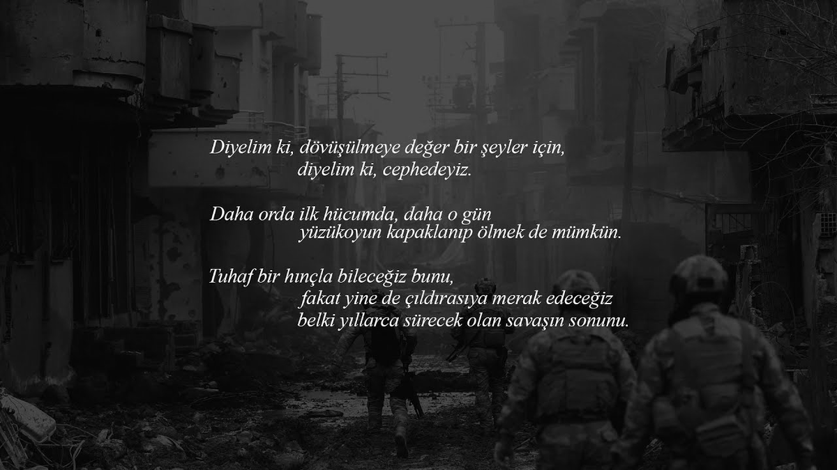 Siz bir taraf, biz bir taraf!