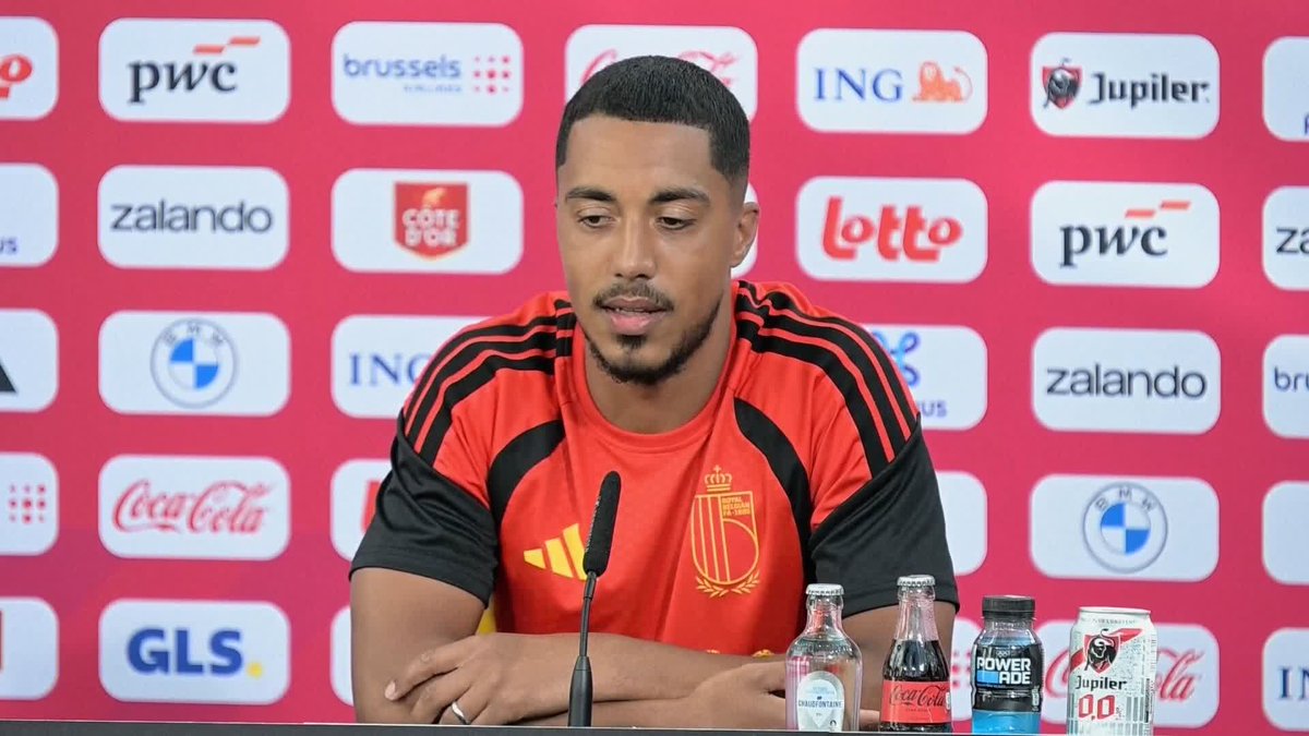 🗣️ "Being there is more than normal as a dad." Youri Tielemans has backed Jeremy Doku after he left the Belgium camp to welcome his first child 🤝