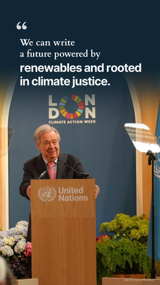 For climate, this is the best of times & the worst of times. The worst – because climate impacts are intensifying & the energy crisis has exposed the deep risks of dependence on fossil fuels. The best – because the renewables revolution is well underway. We have the enormous opportunity – and responsibility - to turn this into a moment of resolve, fairness & shared progress. We can finally turn the page on fossil fuels & write a future powered by renewables & rooted in climate justice.