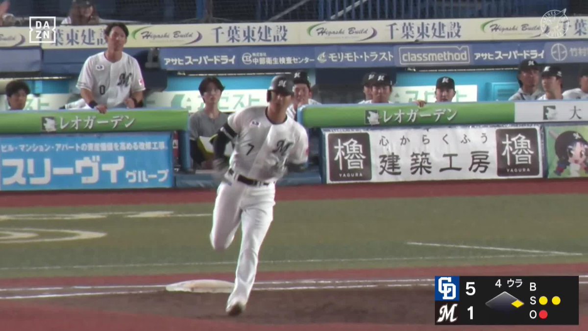 あの夜を思い出す 藤岡裕大 ツーランホームラン！ 1軍昇格へと一歩近づいた！ ⚾ロッテ×中日（ファーム） #イージースポーツ #chibalotte #だったらDAZN