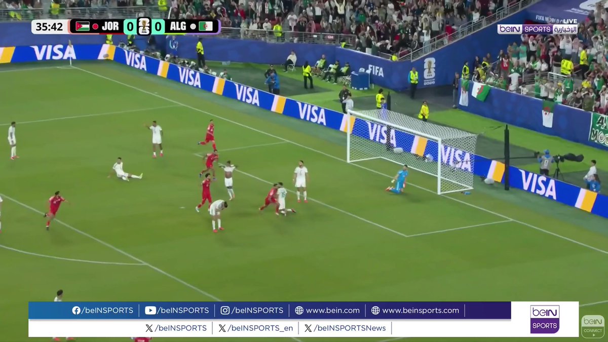 🟣🎥 #تقرير_خاص | أنعش المنتخب الجزائري حظوظه في التأهل إلى الدور الثاني من كأس العالم 2026 بعد فوزه الثمين على نظيره الاردني 2 - 1 فيما ودع منتخب النشامى البطولة بعد تلقيه الخسارة الثانيه على التوالي 🎙️ تقرير | خالد سويدان خالد السويدان