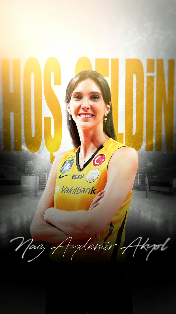 Kaldığımız yerden devam, VakıfBank’a tekrar hoş geldin Naz! 💛🖤
