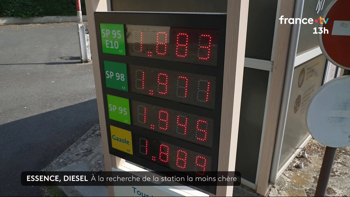 🔴 A l'approche des départs en vacances de l'été, le prix des carburants continuent de baisser après des mois de flambée des prix en raison de la guerre au Moyen-Orient. Où et comment trouver la station la moins chère ? #JT13H