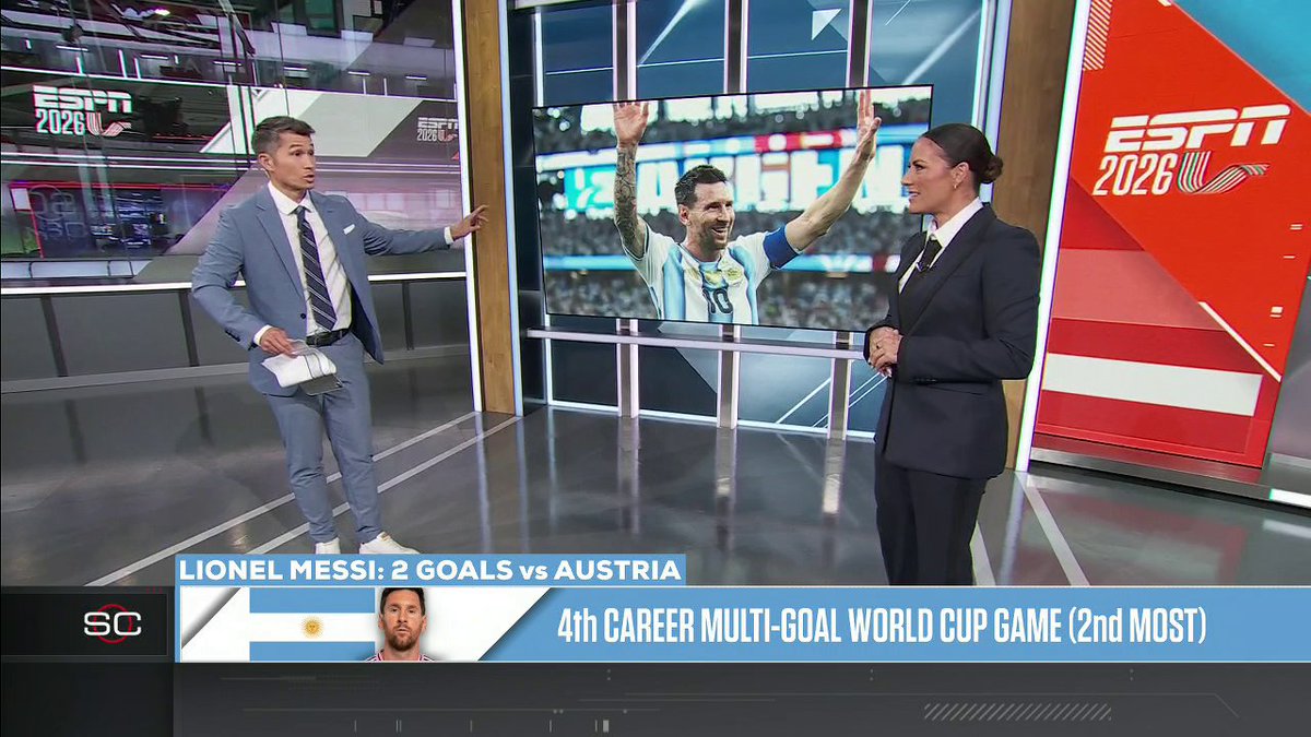 "Messi is the best of all time, and he's proving that game after game." Ali Krieger on Messi's dominant play in the World Cup 👏
