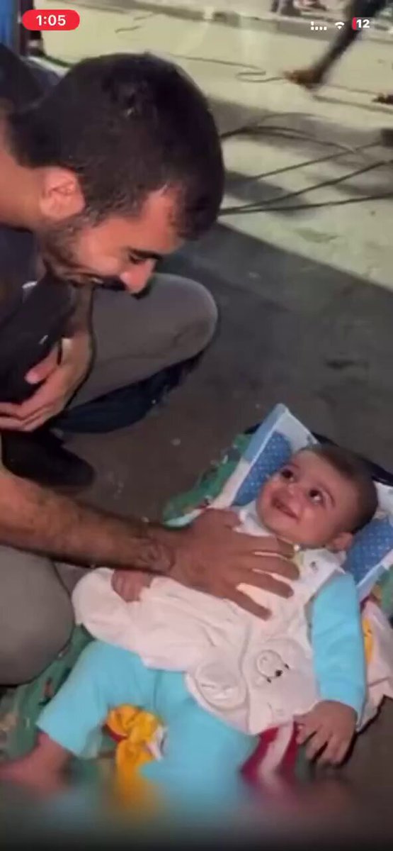A Palestinian journalist spends time with an infant survivor of an Israeli strike in Gaza.