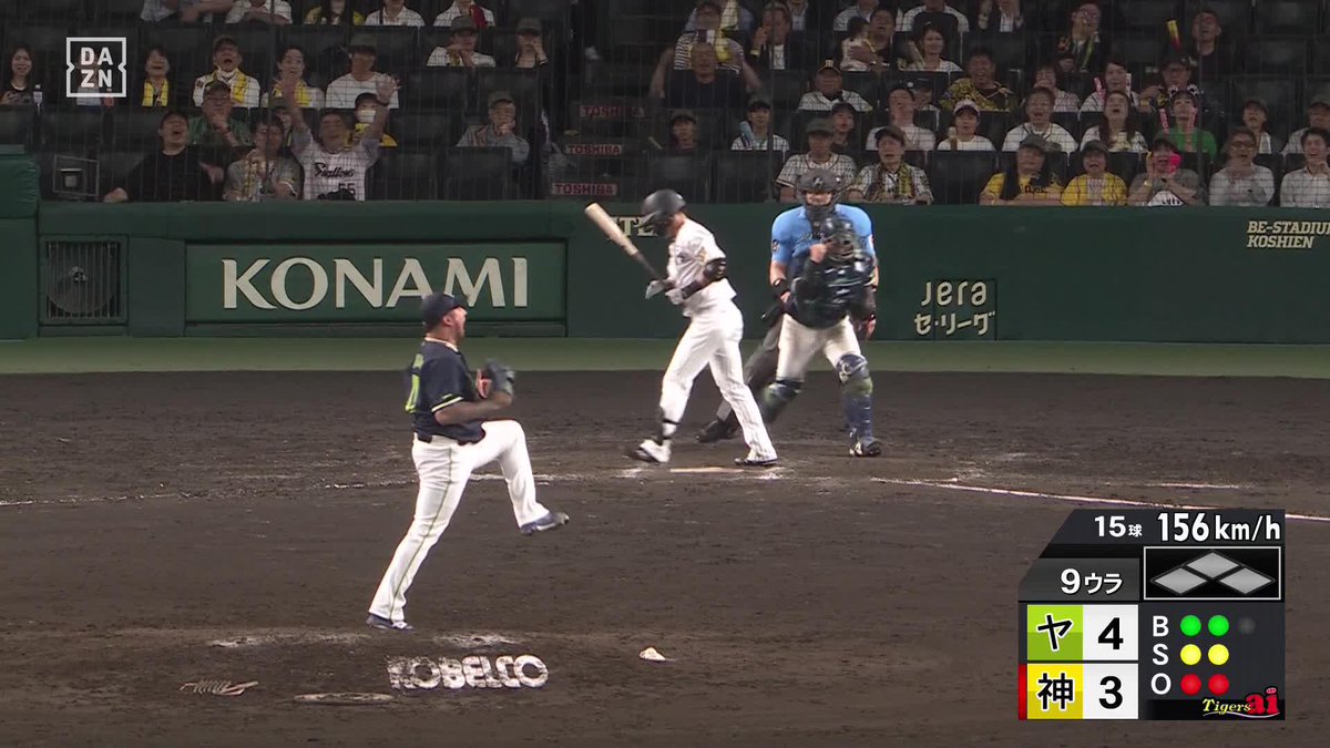 ストレートは正義 キハダ 三者連続三振で17S 16球中15球がストレート リランソが来日初勝利 ⚾️阪神×ヤクルト #swallows #だったらDAZN