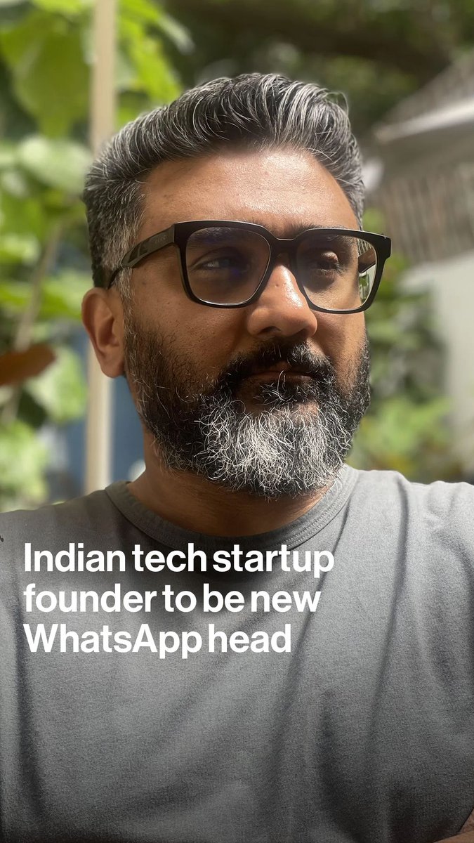 WhatsApp is set to have a new boss — Indian fintech startup founder Kunal Shah Shah founded Bangalore-based Cred in 2018 and it’s a company Meta is investing $900 million into Akriti Sharma has more 📷: Meta