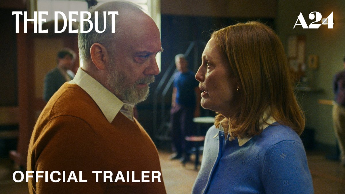 The official trailer for Jesse Eisenberg’s ‘THE DEBUT,’ starring Julianne Moore and Paul Giamatti, has been released. In theaters this Fall.