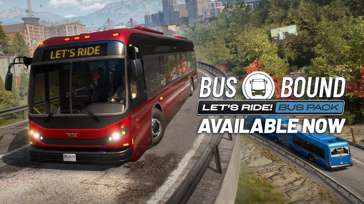 Come ride two new buses in the first Bus Bound DLC! ๐๐ The Letโs RIDE Bus Pack brings the K9MD and the K11M from electric vehicle specialists RIDE, the U.S. spinoff of BYD. ๐โ๐ Get it today on Steam, Epic Games Store, PlayStation 5, and XBOX Series: