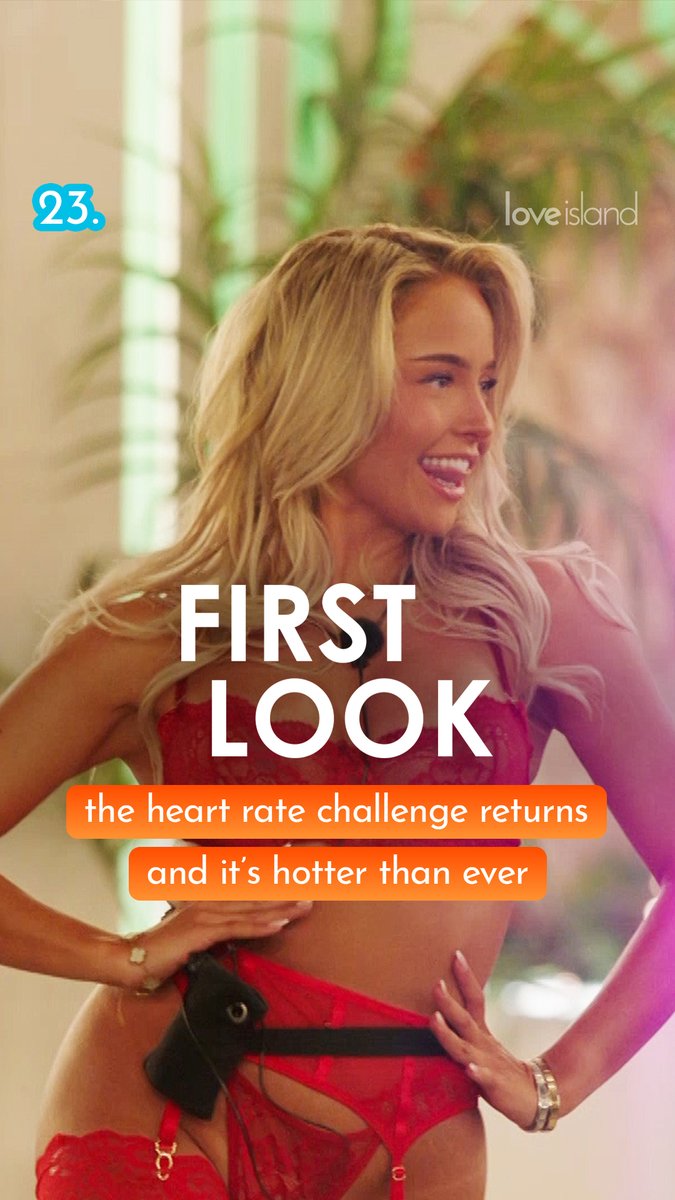First Look: Hearts are racing and pulses are raised as the Heart Rate Challenge returns... Expect sexy dances, lots of screaming and higher temperatures than the UK heatwave 🤭🥵 #LoveIsland