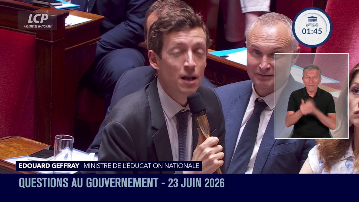Ecole: "Je ne sais pas encore rénover un bâti dont je ne suis pas le propriétaire en tant que ministre de l'Education nationale, la seule solution c'est de soutenir les collectivités", réagit Édouard Geffray #QAG