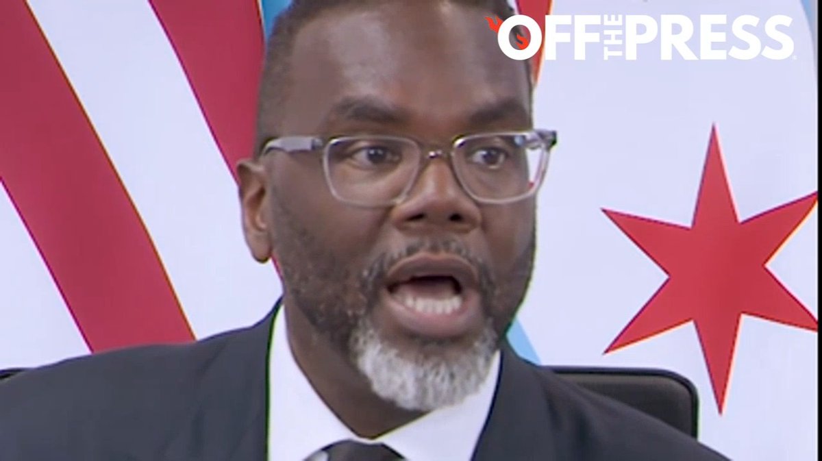 🚨WATCH: Chicago Mayor Brandon Johnson says he wishes President Trump would "follow the lead" of the city by "investing in black America." "He has cut every single area that black folks have fought for ... He has been an absolute miserable failure."