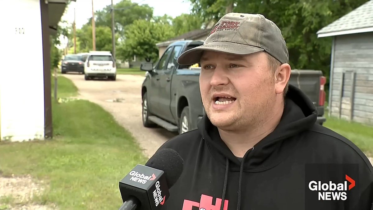 WATCH: 2 RCMP officers are recovering in hospital after being shot by a man in Melville, Saskatchewan 55-year-old Markus Dodge has been charged with 2 counts of attempted murder, and multiple firearms offences incl. unlawful possession of a firearm. Andrew Kitchen has the story