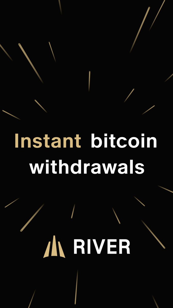 How fast can you go from cash in the bank to bitcoin in self-custody? On River, instantly.