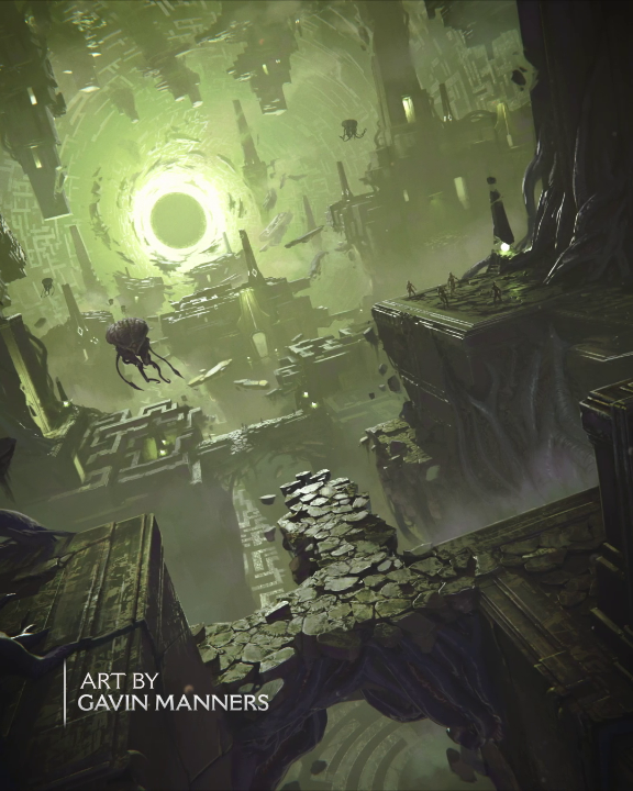 In this episode of “The Art of Slaying” Hugo talks us through concept art of Chasm of Xal'Goroth. (art by Gavin Manners)